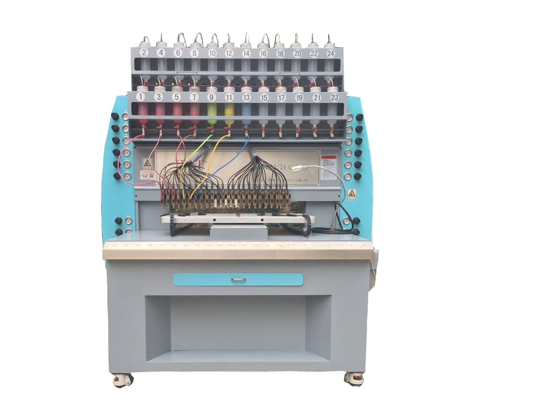 24色全自動(dòng)點(diǎn)膠機/滴膠機/滴塑機