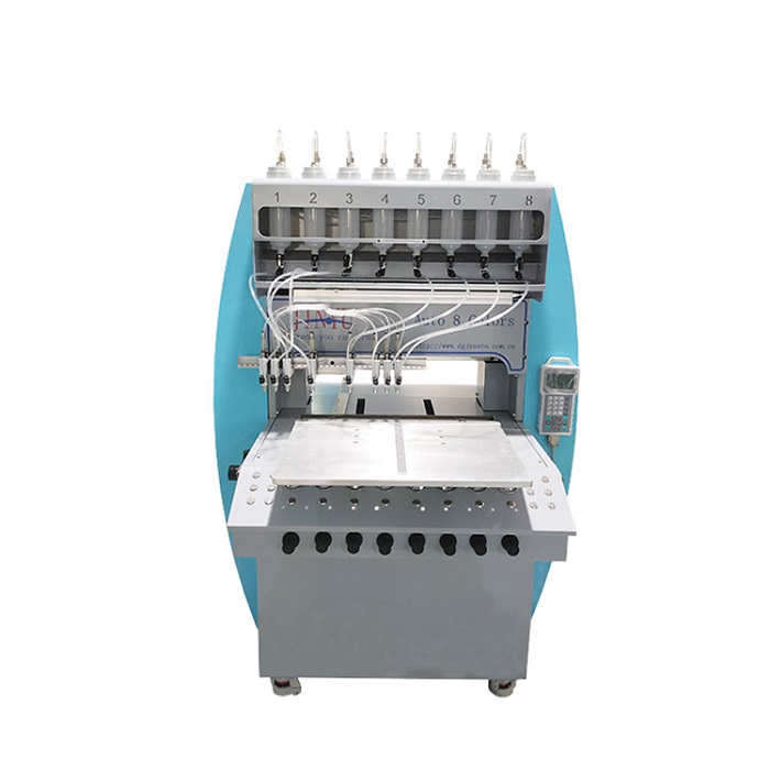 8色全自動(dòng)點(diǎn)膠機/滴膠機/滴塑機